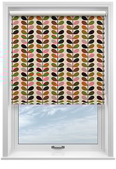 Orla Kiely Multi Stem, Pink & Red - Twist&Fit Roller Blind